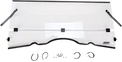 MOOSE UTILITY Full Folding Windshield - Kymco LEMA100-0029