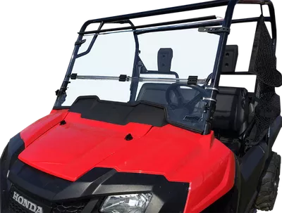 MOOSE UTILITY Full Folding Windshield - Pioneer LEMA100-003