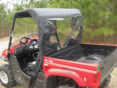 MOOSE UTILITY Soft Top Rear Panel - Rhino 18043A