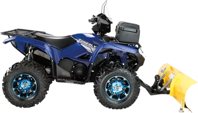 MOOSE UTILITY Wheel - 387X - Front - Anodized Blue/Black - 14x7 - 4/110 - 4+3 387ML147110BWB4