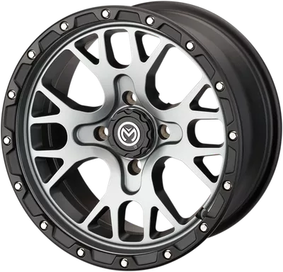 MOOSE UTILITY Wheel - 545X - Front/Rear - Gray - 14x7 - 4/136 - 5+2 545147136SGBL54