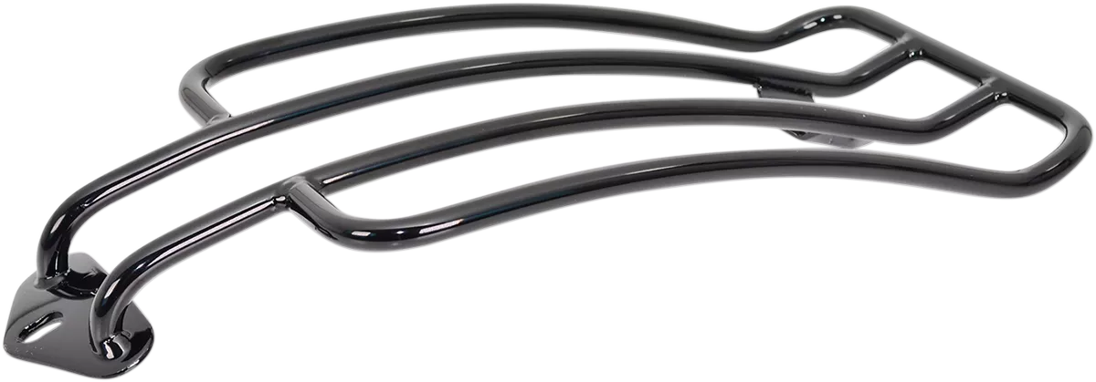 Motherwell MWL-151-GB Gloss Black Luggage Rack for Softail Motorcycles