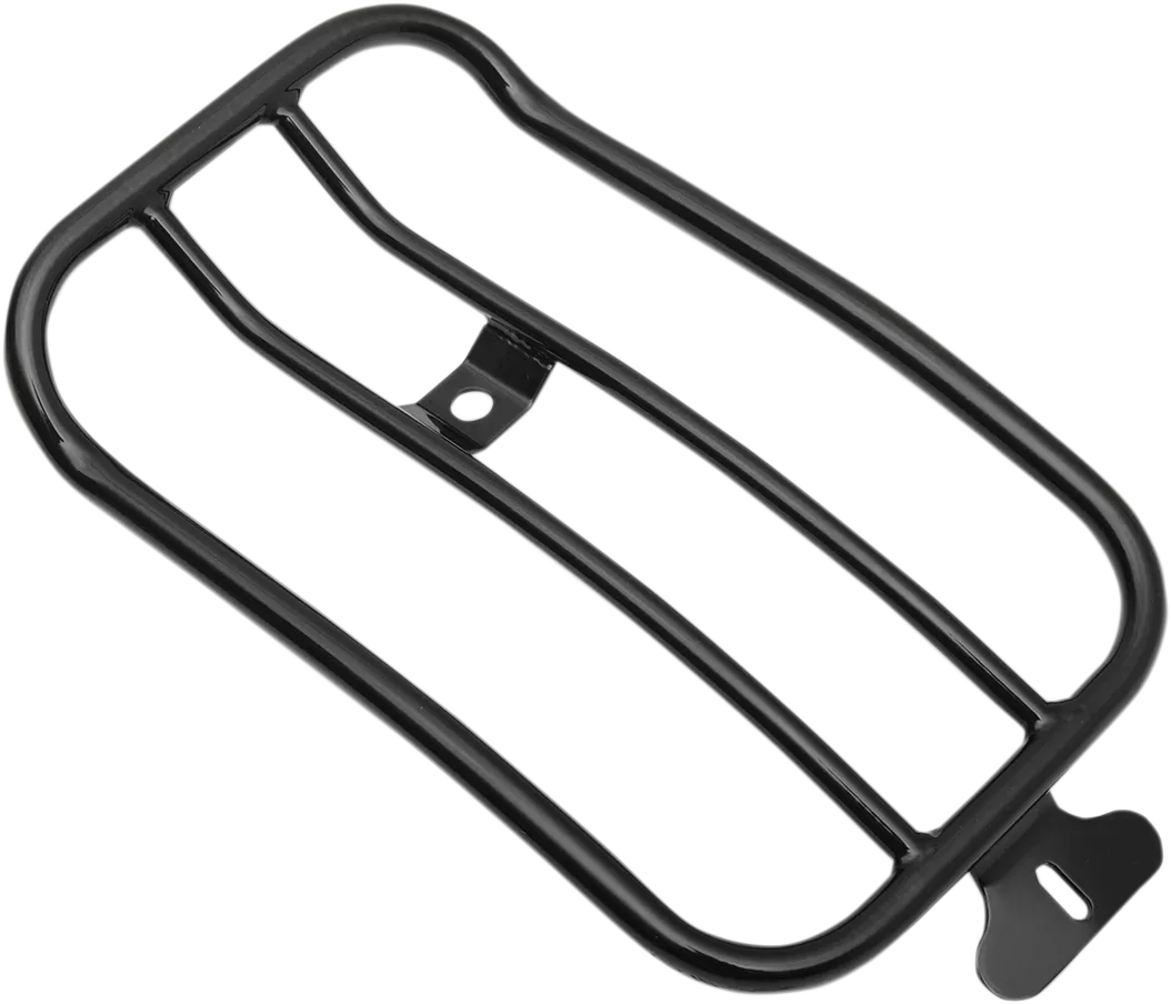 Motherwell MWL-180-GB Gloss Black Luggage Rack for Softail Motorcycles