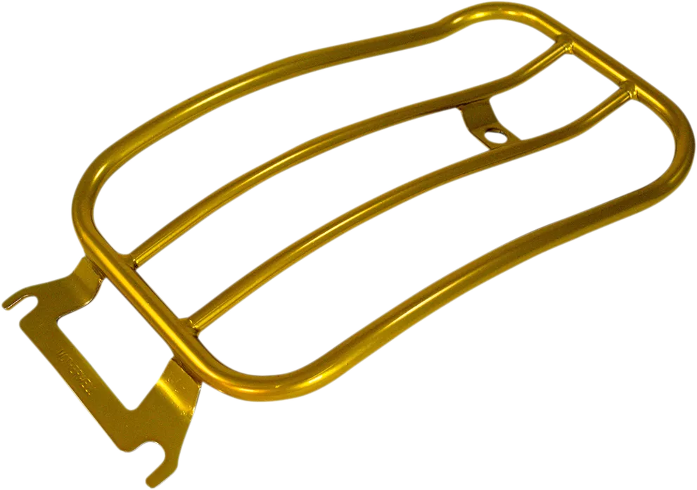 MOTHERWELL Solo Luggage Rack - 7 Inch Gold MWL-430-GOLD for Enhanced Motorcycle Style and Durability