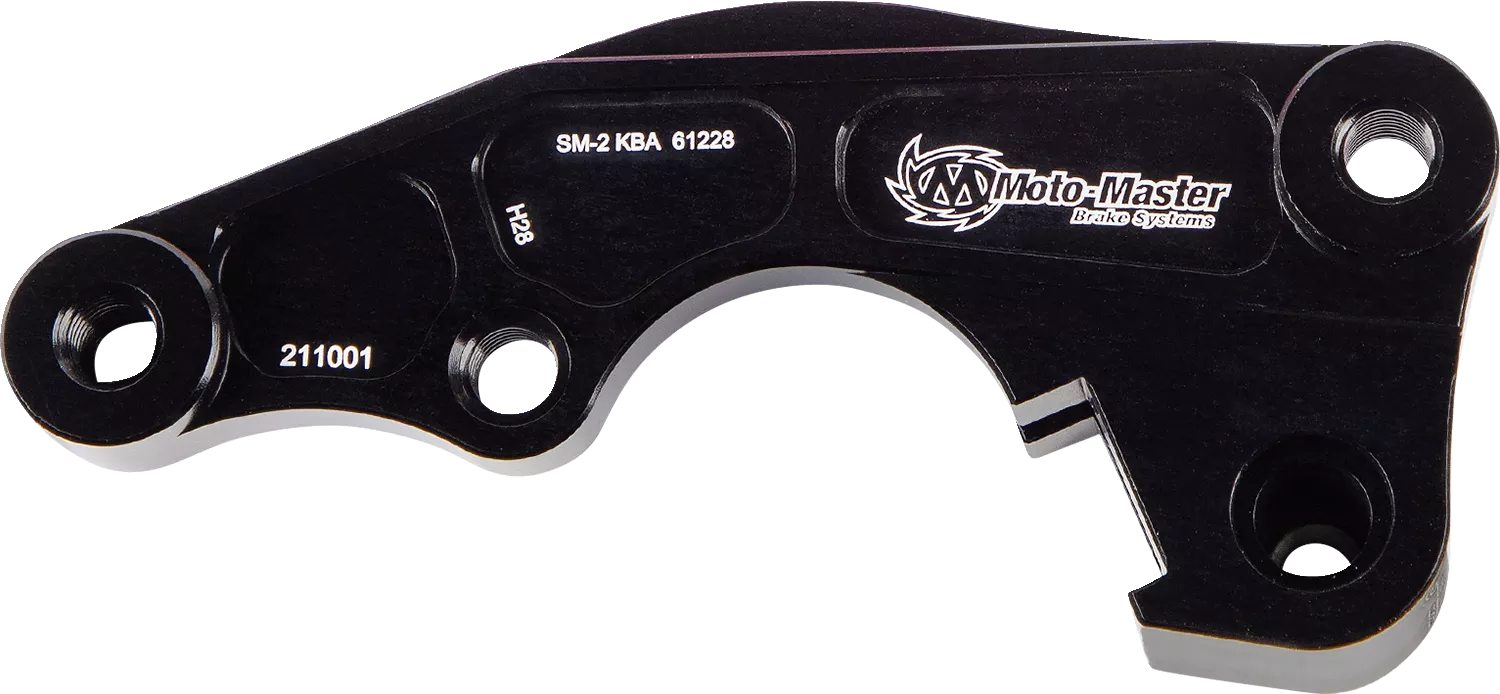 MOTO-MASTER Caliper Adapter 211001-PU * CNC Machined Billet Aluminum for Oversize Disc Compatibility