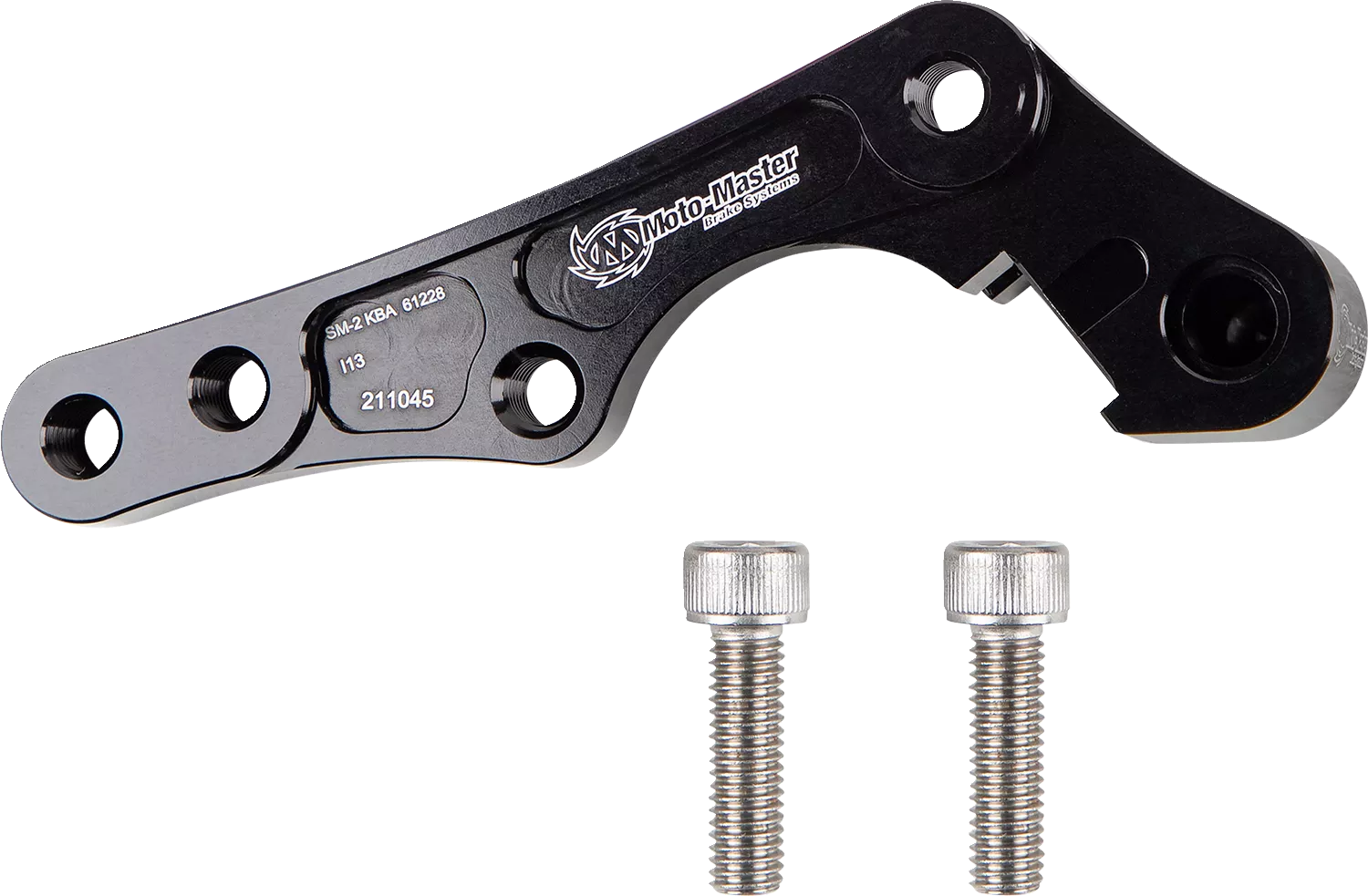 MOTO-MASTER Caliper Adapter 211045-PU * CNC Machined Billet Aluminum for Oversize Disc Compatibility
