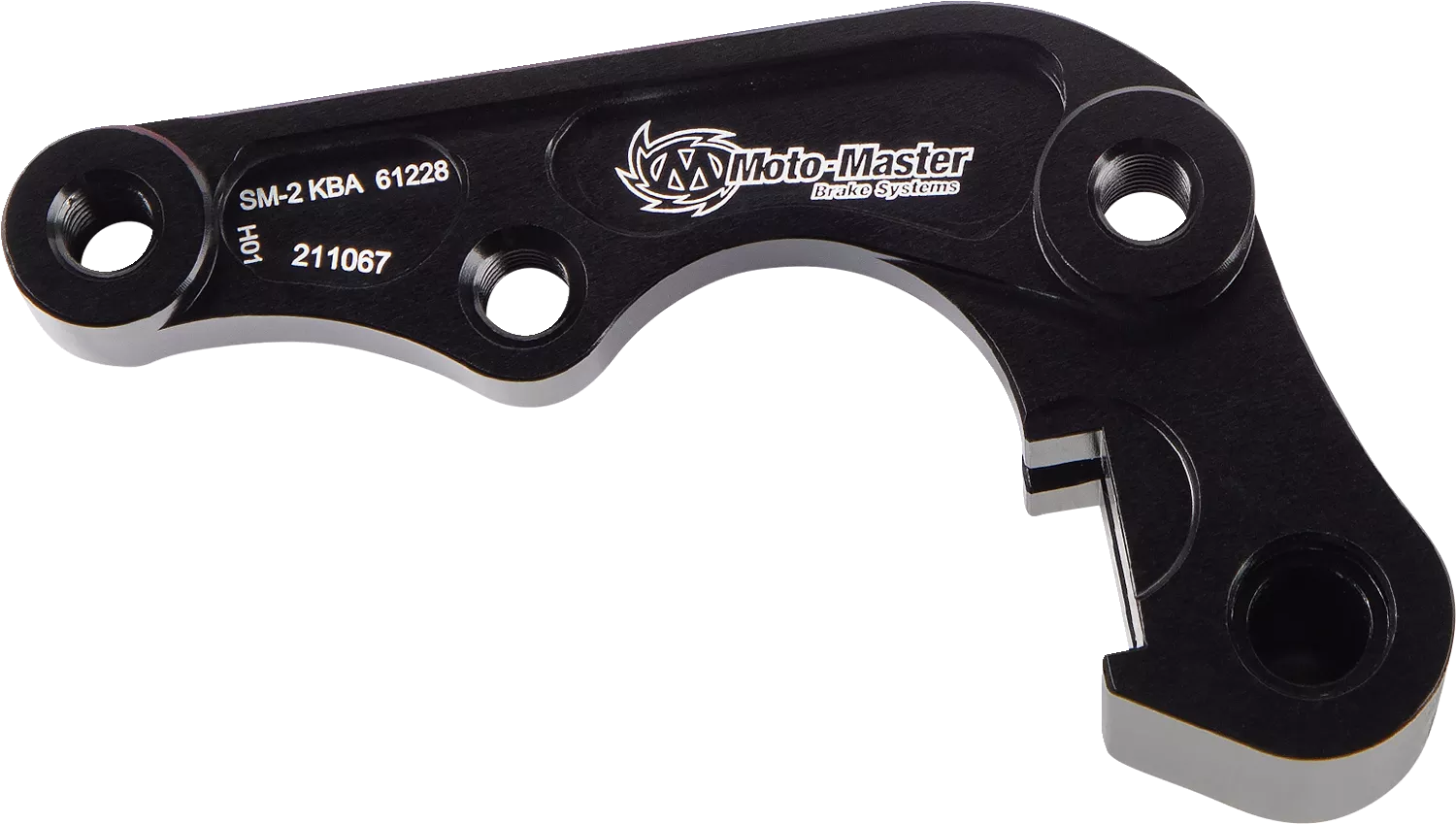 MOTO-MASTER Caliper Adapter 211067-PU for Oversized Disc Brake Relocation
