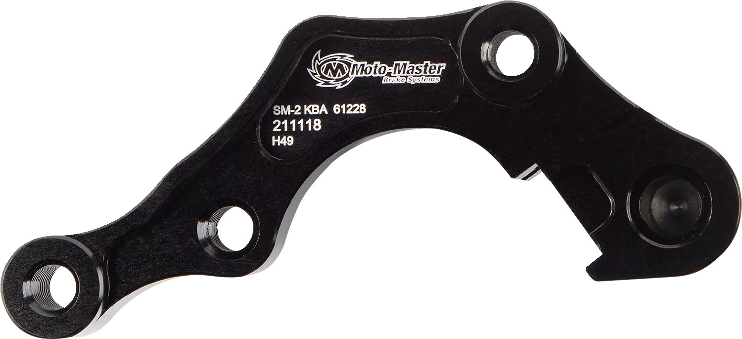 MOTO-MASTER Caliper Adapter 211118-PU * CNC Machined Billet Aluminum for Oversize Disc Compatibility