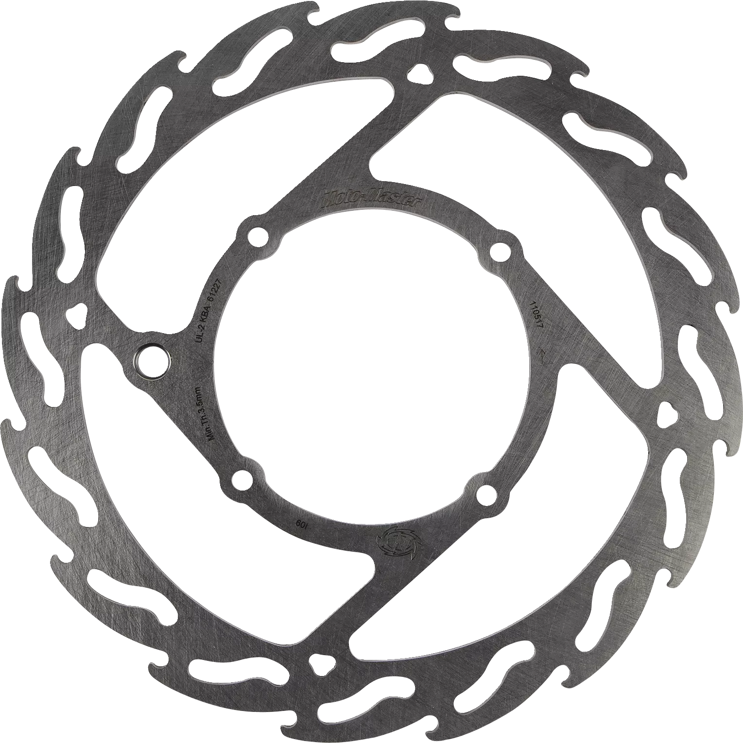 MOTO-MASTER Front Brake Rotor - Flame Finish - Part 110517-PU