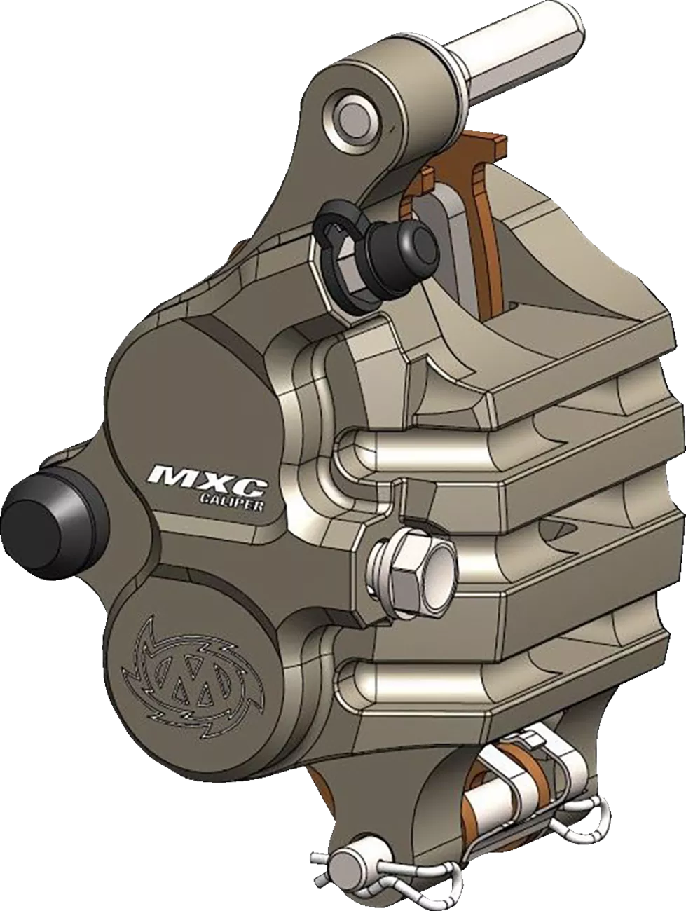 MOTO-MASTER MXC Front Brake Caliper 210113 * Race-Performance Upgrade with Nickel Plating