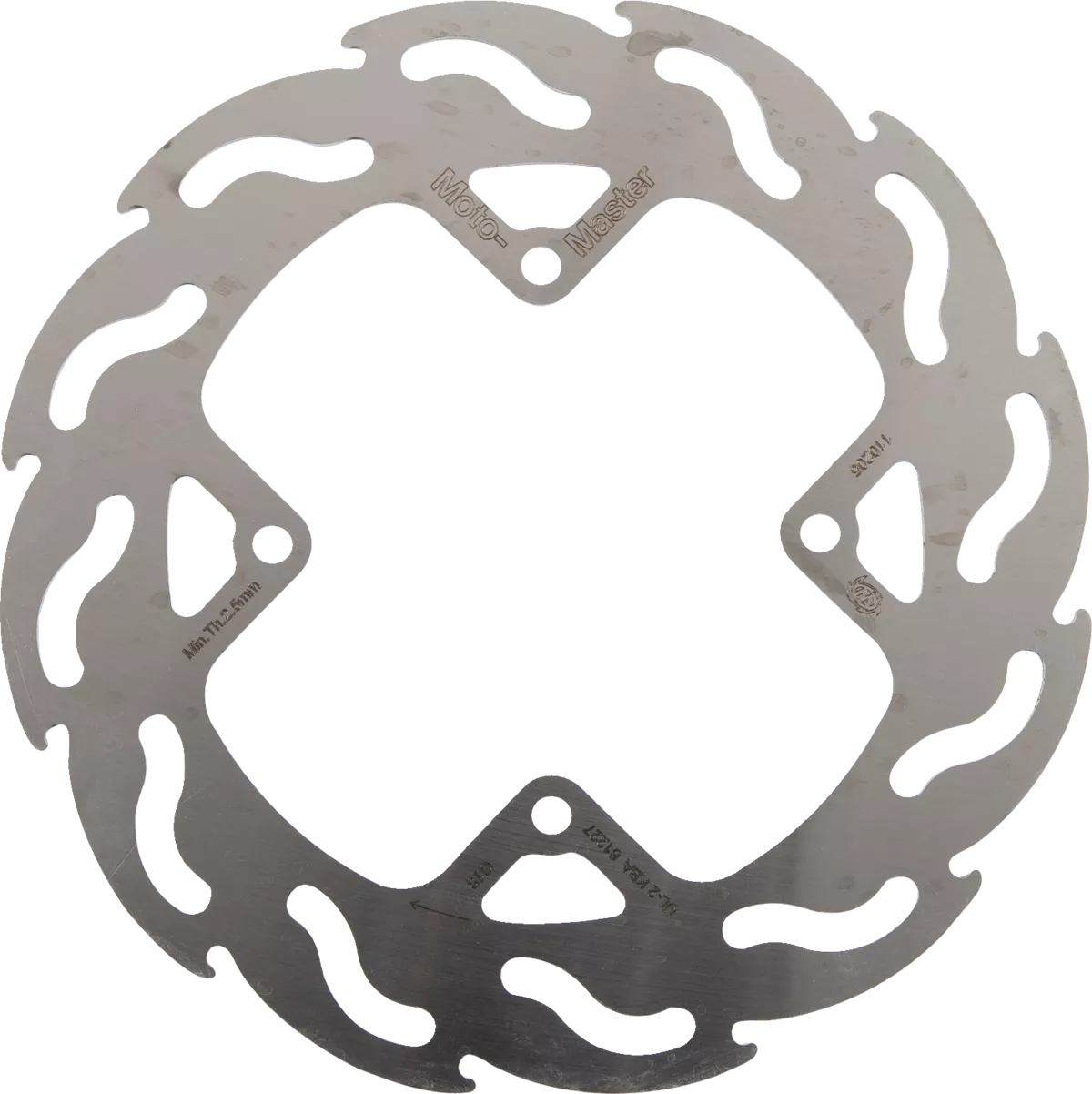 MOTO-MASTER Rear Brake Rotor - Flame Finish 110205-PU