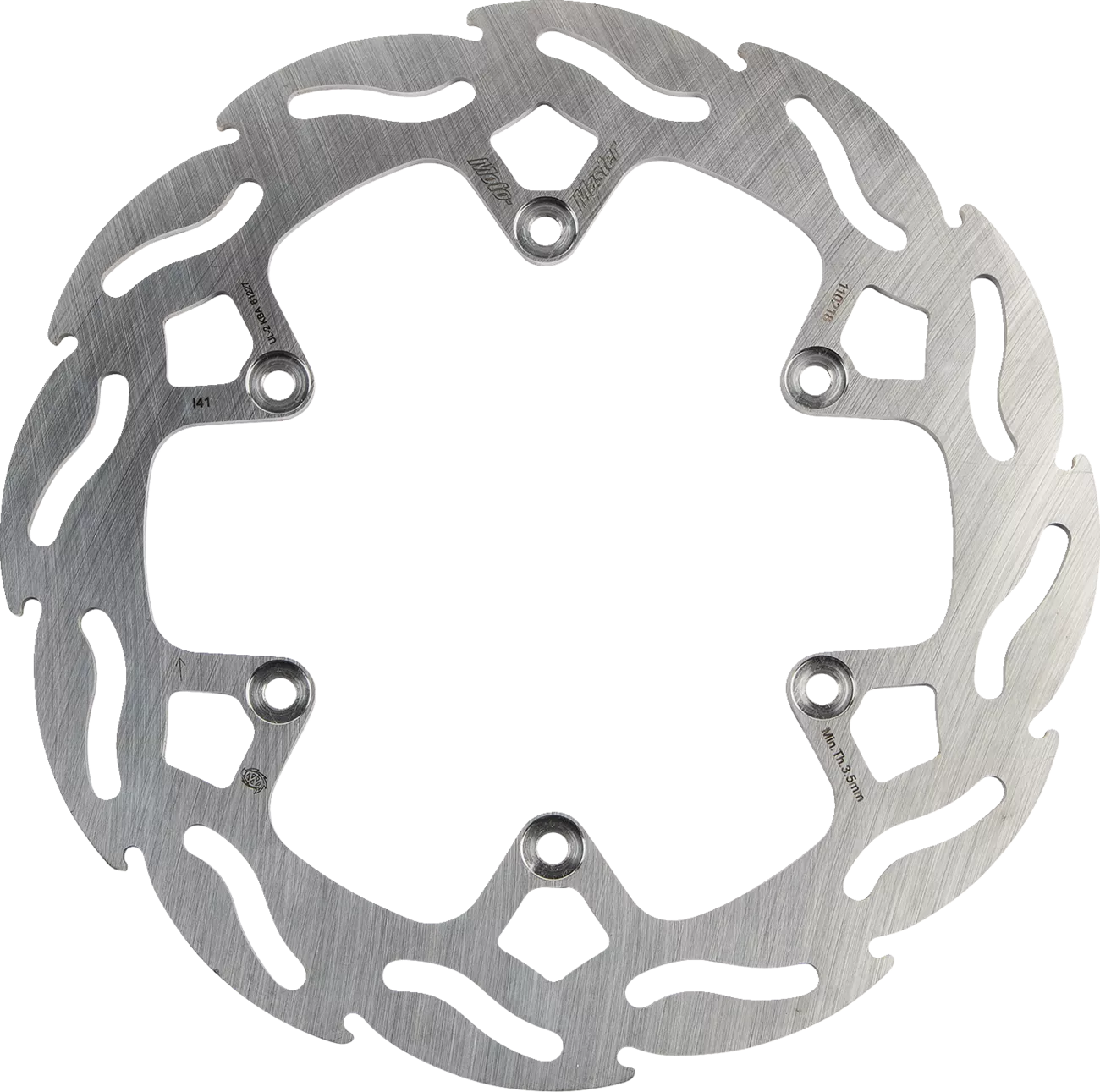 MOTO-MASTER Rear Brake Rotor Flame Finish 110218-PU