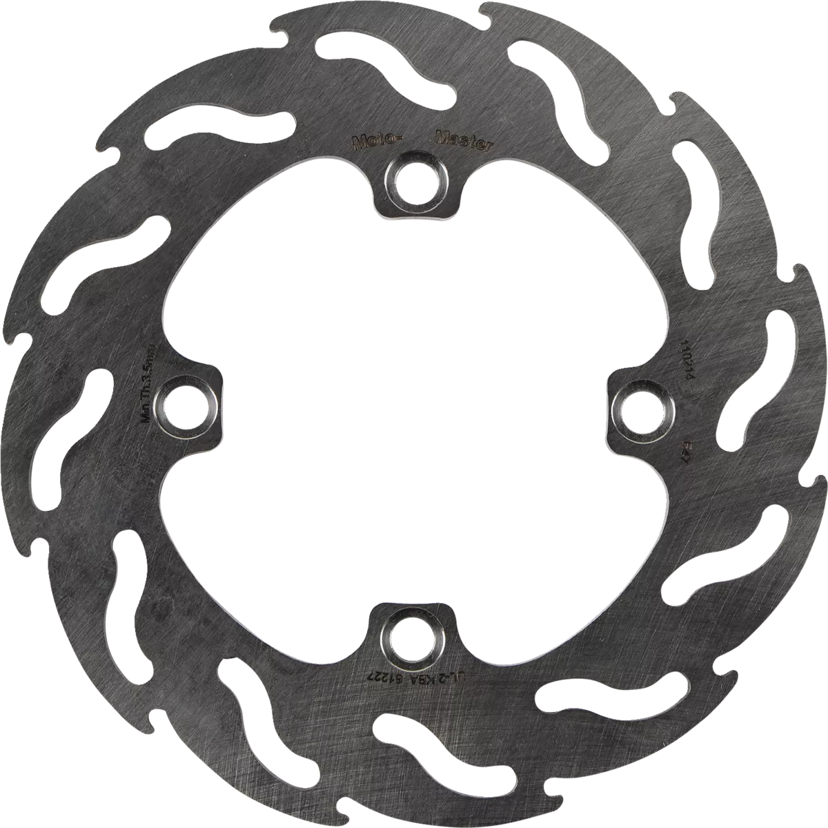 MOTO-MASTER Rear Flame Brake Rotor 110214-PU for Enhanced Performance