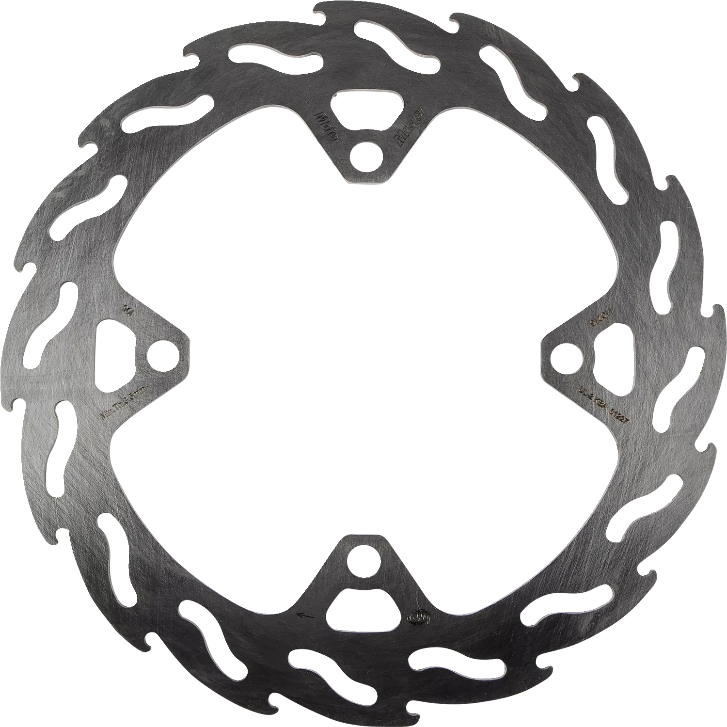MOTO-MASTER Rear Flame Brake Rotor 110216-PU for Enhanced Stopping Power