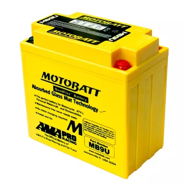 Motobatt - Quadflex AGM Battery (MB9U)
