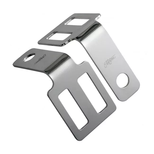 Motone Turn Signal Brackets, Under Seat Mount. Polished