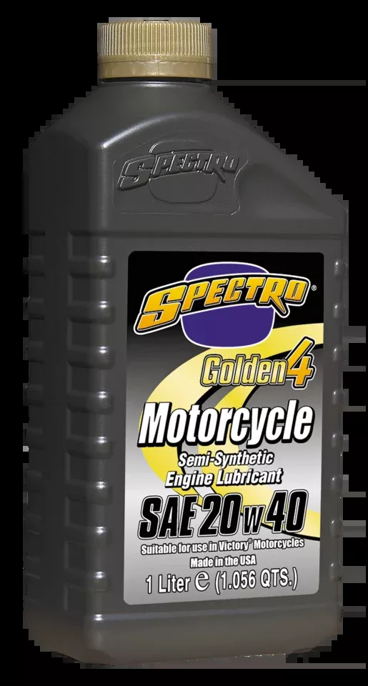 Motor Oil for Indian and Victory 20W-40 Semi-Synthetic Spectro Golden 4