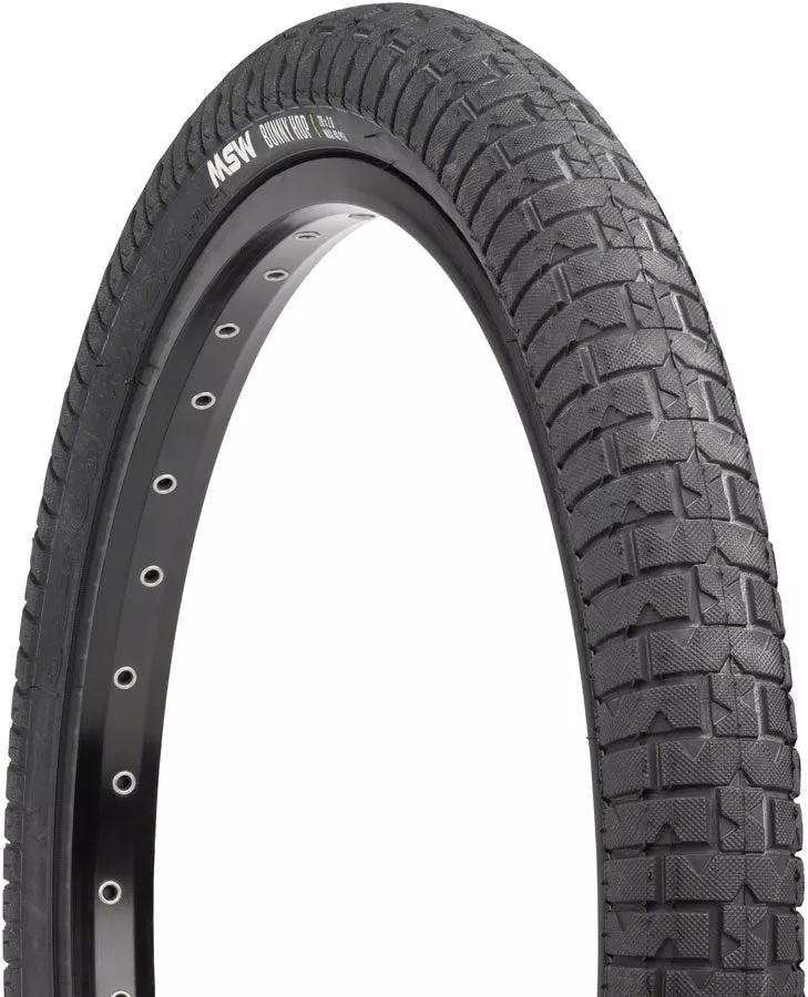 MSW Bunny Hop Tire - 20 x 2.0, Black, Wire Bead, 33tpi