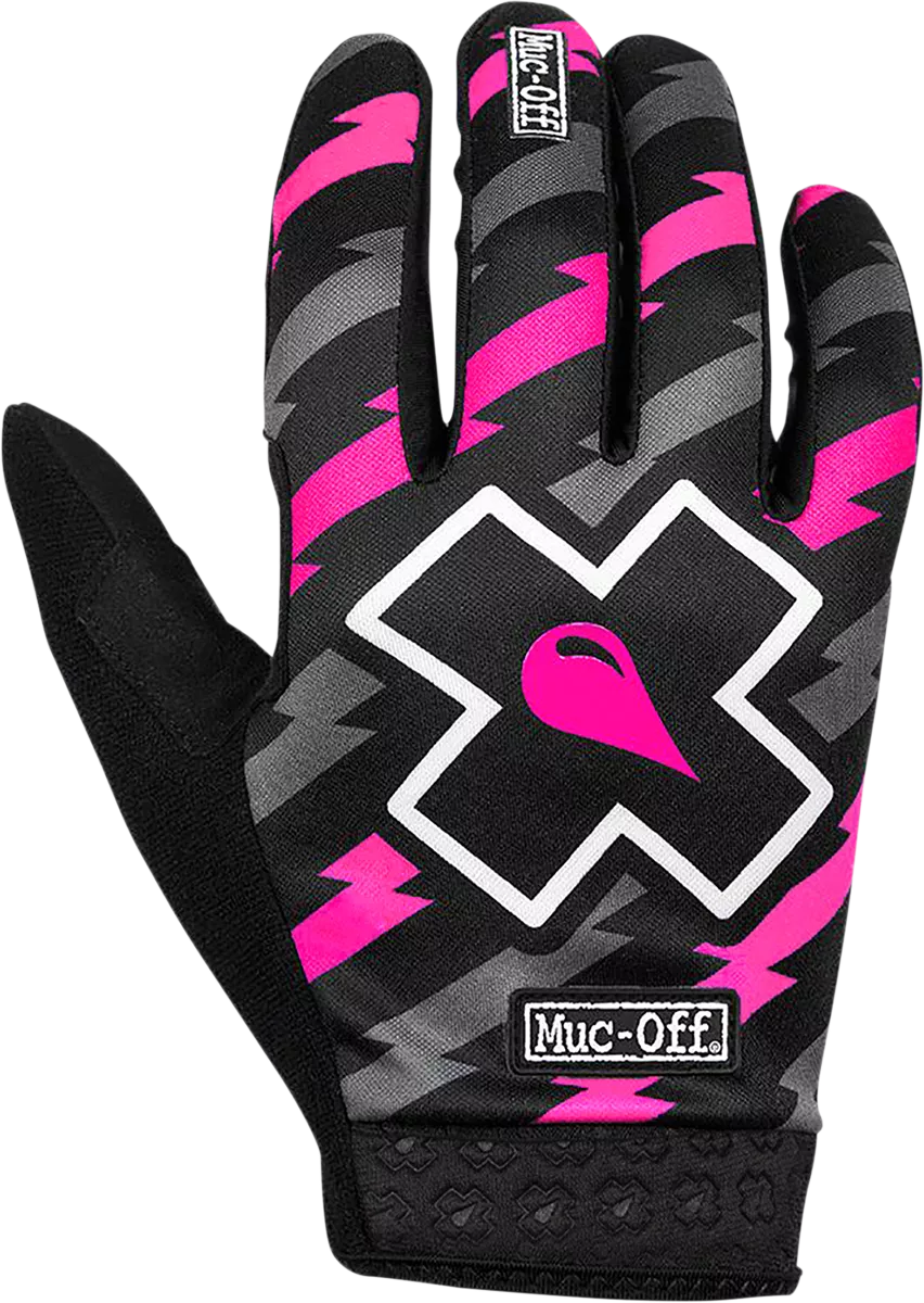 MUC-OFF USA Rider Gloves Bolt Small - Breathable & Ergonomic Cycling Gloves