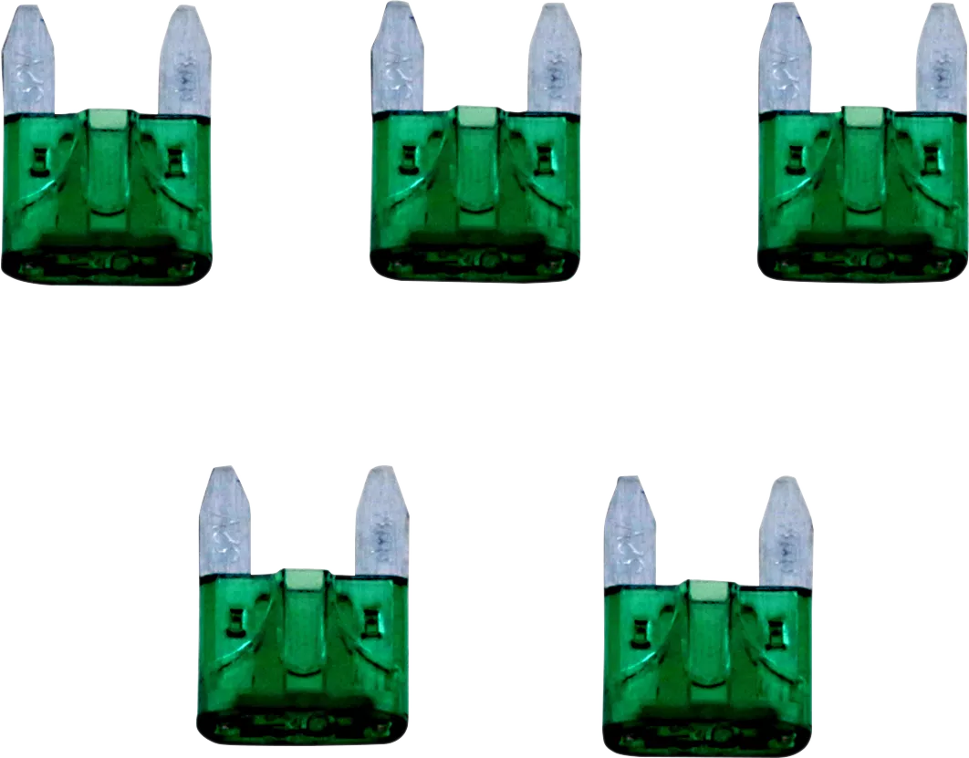 NAMZ 30 Amp Mini Round AGU Fuses - Pack of 5 (Part Number NF-MIN-30)