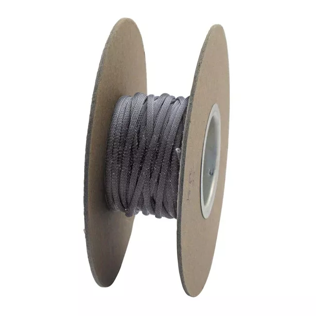 Namz Braided Flex Sleeving. Black, 1/8" (3.2 mm) ID for Harley Davidson