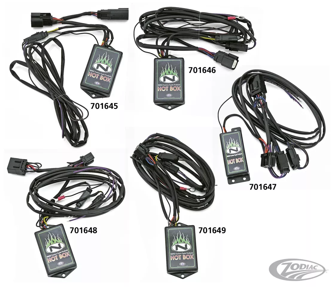 NAMZ Hot Box Rear Ext. Harness BT96-up For Harley-Davidson