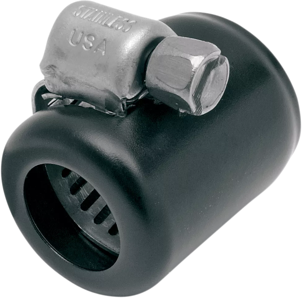 NAMZ NHC-B206 Black 3/8-Inch Oil and Fuel Line Hose Clamps * 6-Pack for Custom Bikes