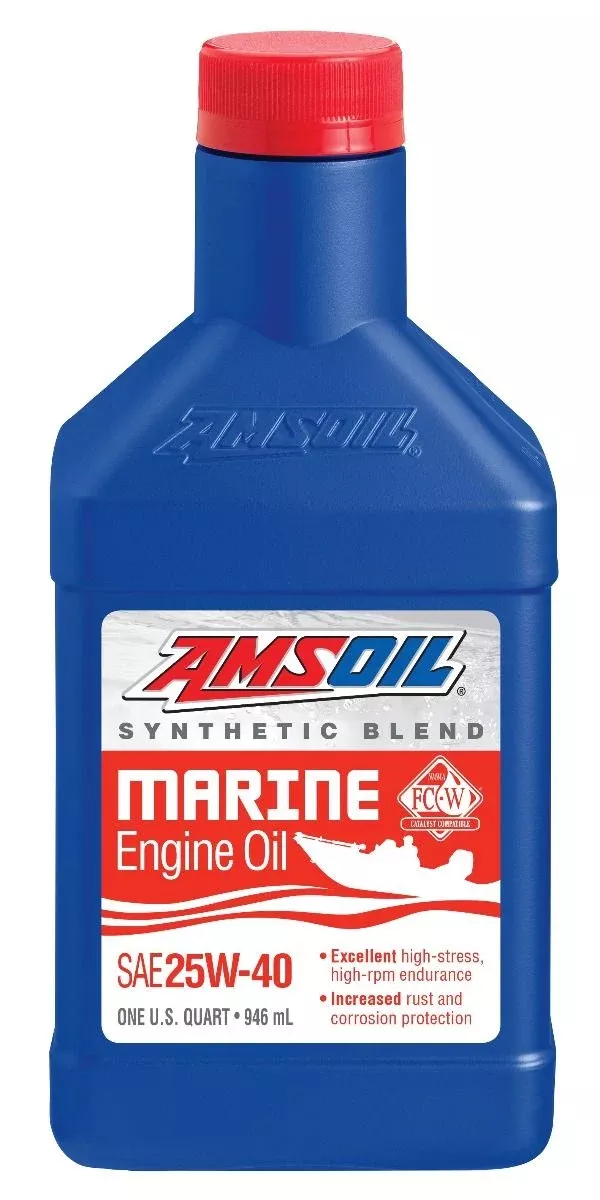Nautica Amsoil 25W-40 Synthetic Motor Oil 946 mL WCMQT