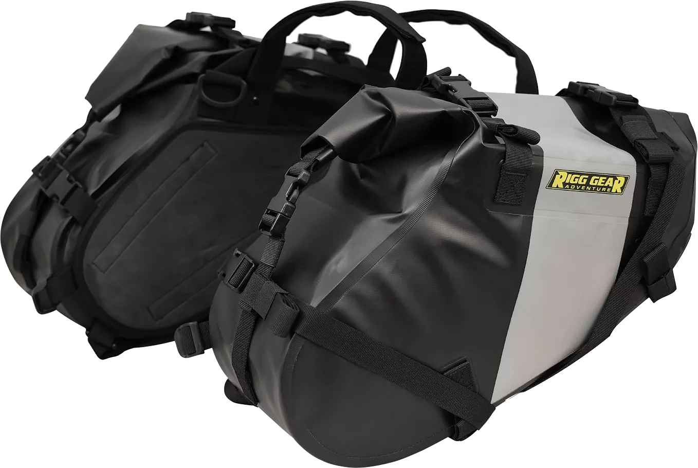 NELSON RIGG Hurricane Dual Sport Saddlebags - Black and Gray SE-4014 for Off-Road Motorcycles