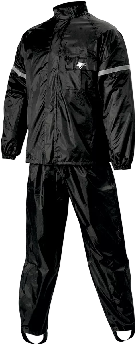 NELSON RIGG WP-8000 Weather Pro Rainsuit in Black - Extra Large (XL)
