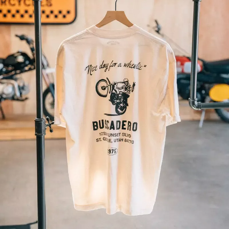 ‘Nice Day’ Heavyweight Tee – Ivory