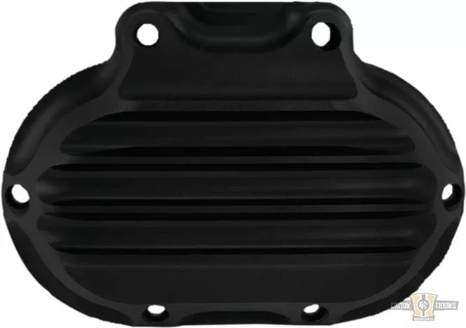 Nostalgia Transmission Side Cover Black Ops For Harley-Davidson