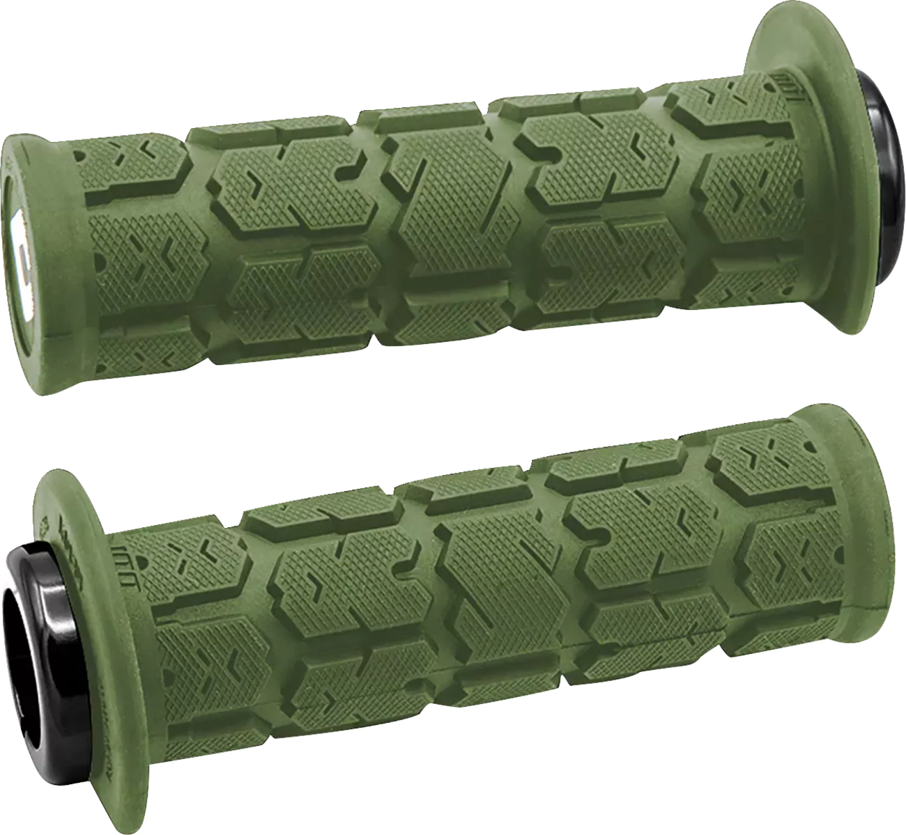 ODI Rogue 2.1 Lock-On Grips for ATV and PWC * Green and Black, Part J33RGAG-B