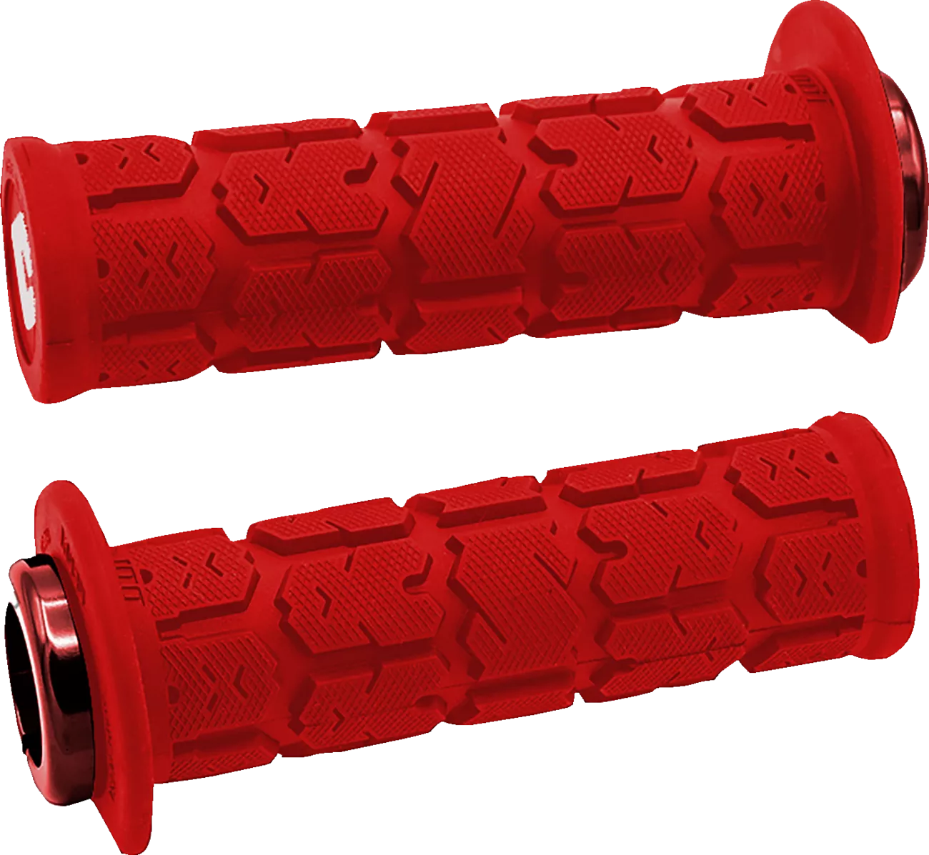 ODI Rogue 2.1 Lock-On Grips for ATV and PWC - Red/Red, Part J33RGDR-R by ODI