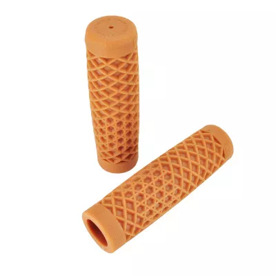 ODI Vans Rubber Motorcycle Grips - Natural Gum Rubber - Waffle Pattern Sole, for 1" Handlebars - Made By ODI In The USA - B02VTGR