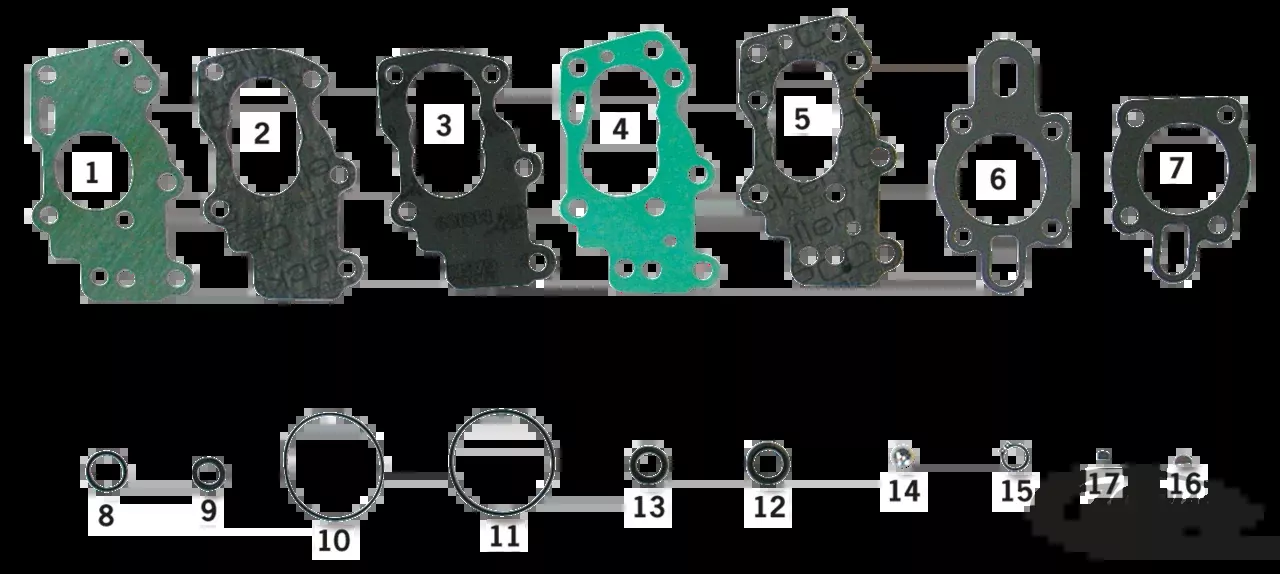 Oil pump gasket kit XL54-62, XL72-76 For Harley-Davidson