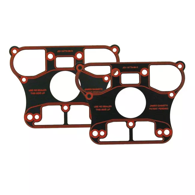 One-Piece Gasket Set for Left and Right Rocker Covers. RCM for Harley-Davidson