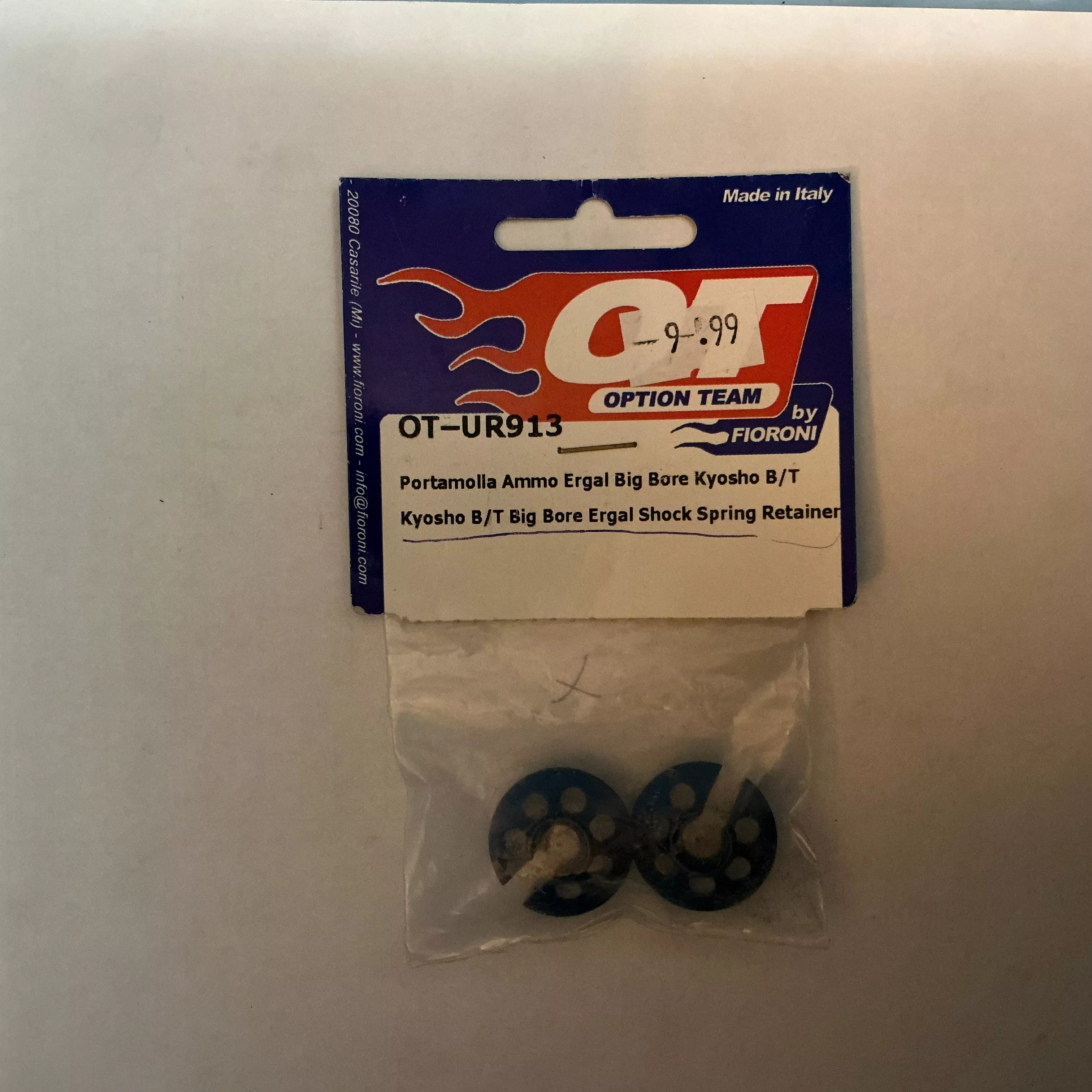 OT Kyosho B/T Big Bore Ergal Shock Spring Retainer OTUR913