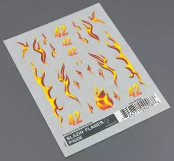 P4008 Blazin' Flames Dry Transfer