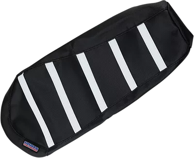 PARTS UNLIMITED Ribbed Seat Cover - Black/White - Ski-Doo SKI-107-337