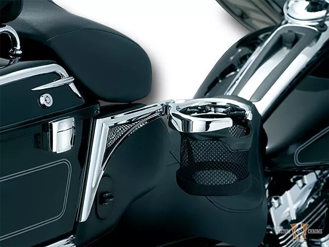 Passenger Drink Holder For Ultra Basket Right For Harley-Davidson
