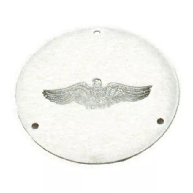 Paughco Derby Cover. Embossed Eagle For Harley-Davidson