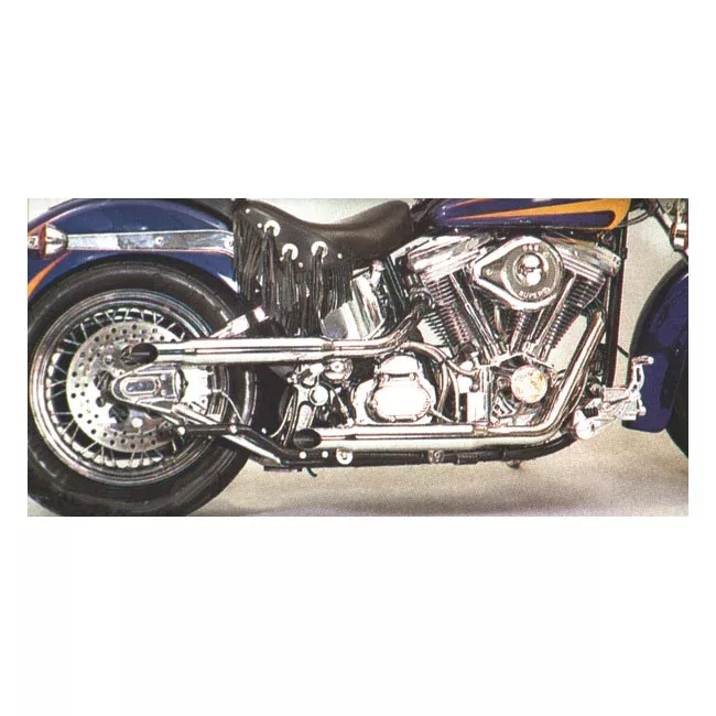 Paughco Shotgun Shortie Exhaust Pipes For Harley-Davidson