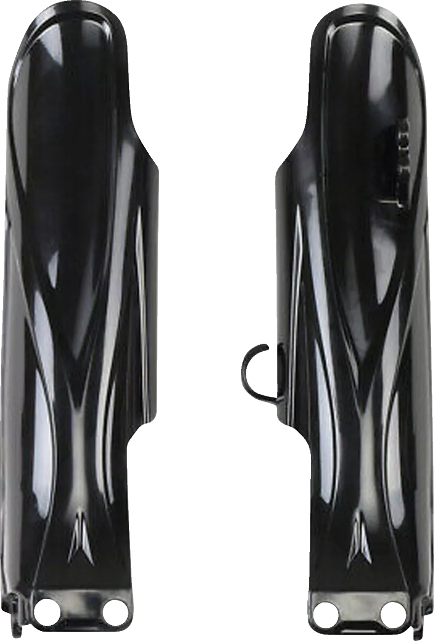 POLISPORT Fork Guard Cover - Black for Motorcycle Forks (Part #8352600004)