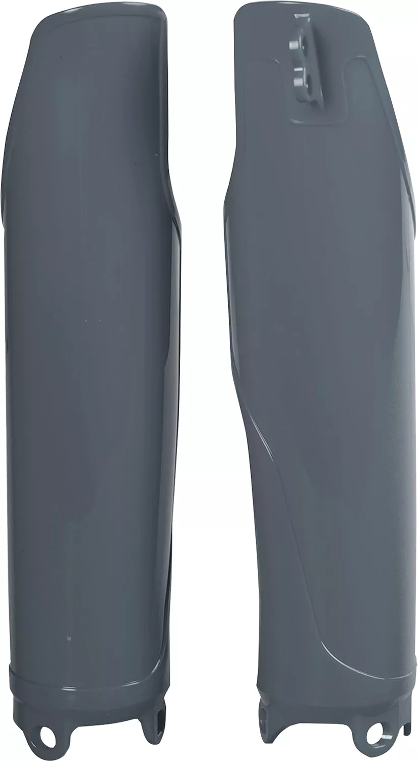 POLISPORT Fork Guard Cover - Gray (Part Number 8351700005) for Motorcycle Forks