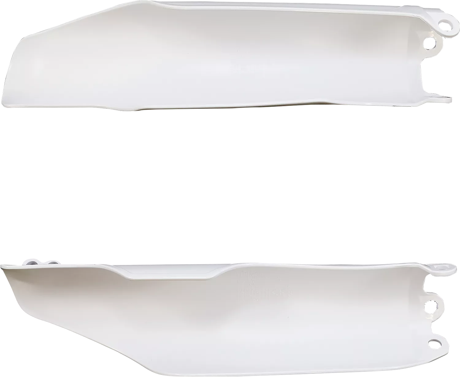 POLISPORT Fork Guard Cover - White 8351700001 | Durable OEM-Style Plastic Protection for Motorcycles