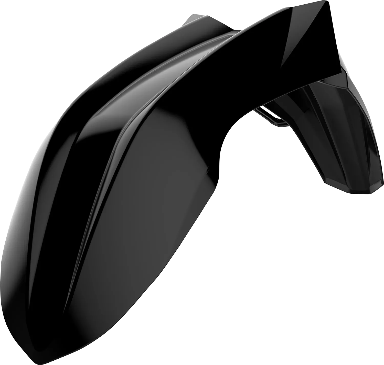 POLISPORT Front Fender for KLR 650 - Black, Part Number 8556400001