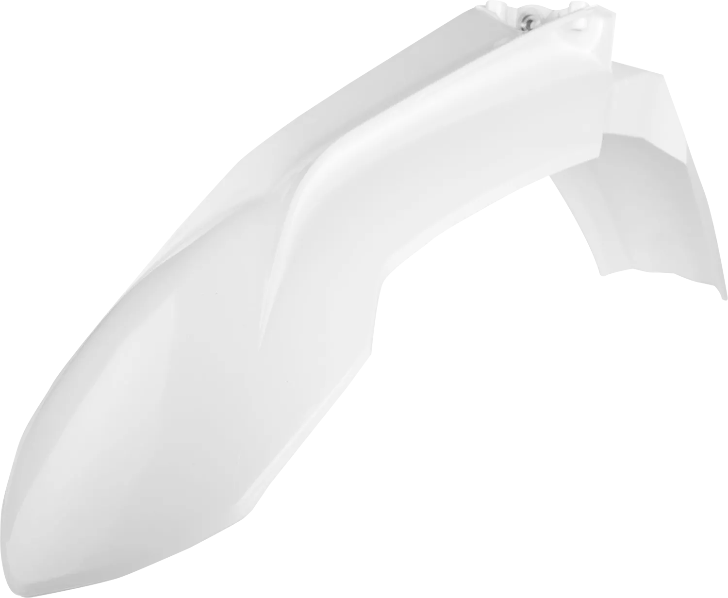POLISPORT Front Fender for KTM 8573700002 - White OEM Replacement with Impact-Resistant Plastic