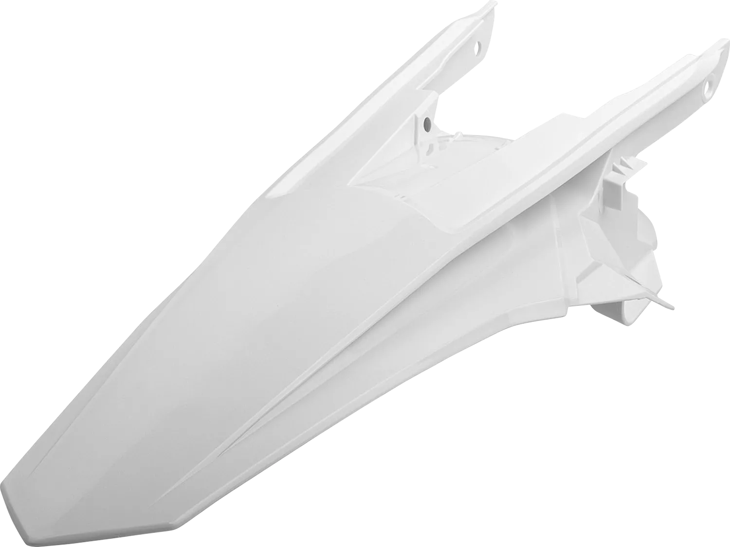 POLISPORT Rear Fender for EXC/XC-W - White, Part Number 8595900002