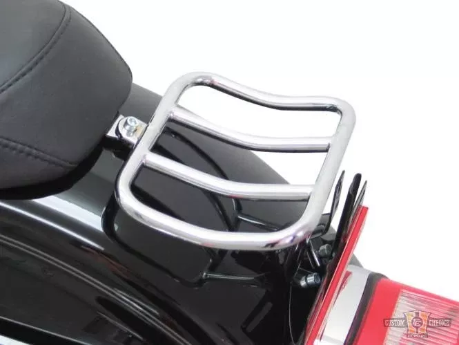 Portaequipajes cromado para Harley-Davidson